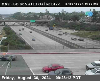 SB 805 at El Cajon Blvd (On Ramp)