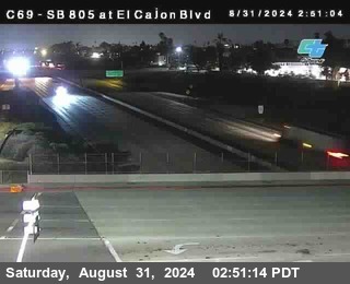 SB 805 at El Cajon Blvd (On Ramp)