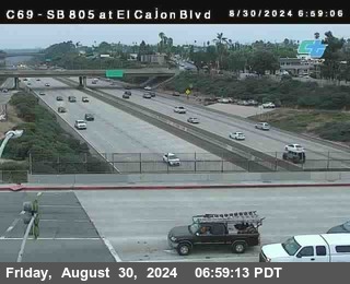 SB 805 at El Cajon Blvd (On Ramp)