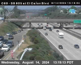 SB 805 at El Cajon Blvd (On Ramp)