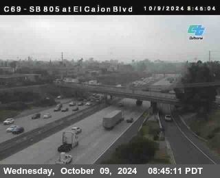 SB 805 at El Cajon Blvd (On Ramp)