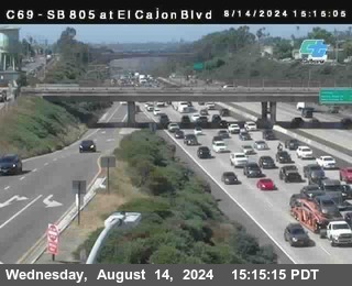 SB 805 at El Cajon Blvd (On Ramp)