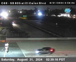 SB 805 at El Cajon Blvd (On Ramp)