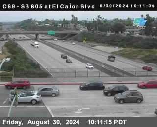 SB 805 at El Cajon Blvd (On Ramp)