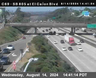 SB 805 at El Cajon Blvd (On Ramp)