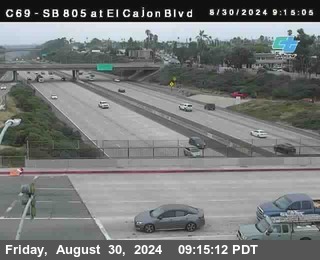 SB 805 at El Cajon Blvd (On Ramp)