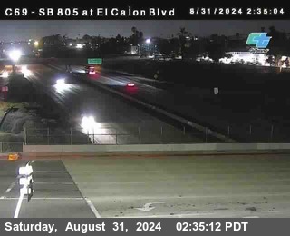 SB 805 at El Cajon Blvd (On Ramp)