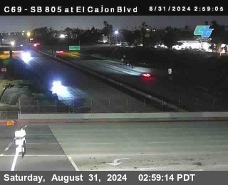 SB 805 at El Cajon Blvd (On Ramp)