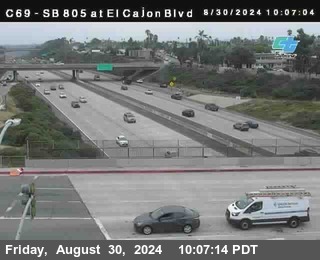 SB 805 at El Cajon Blvd (On Ramp)