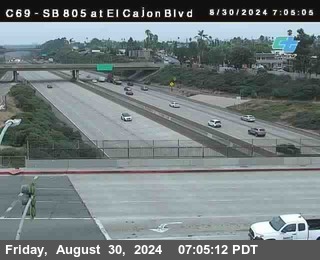 SB 805 at El Cajon Blvd (On Ramp)