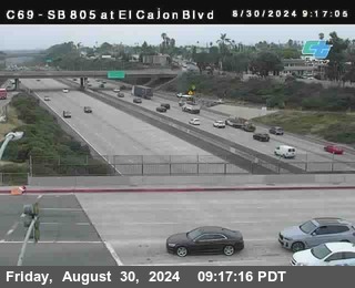 SB 805 at El Cajon Blvd (On Ramp)