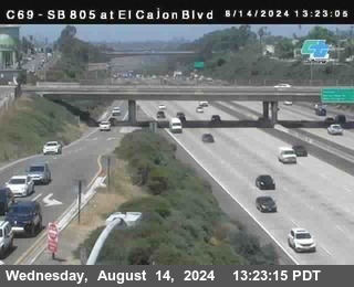 SB 805 at El Cajon Blvd (On Ramp)