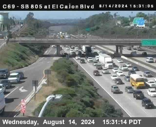 SB 805 at El Cajon Blvd (On Ramp)