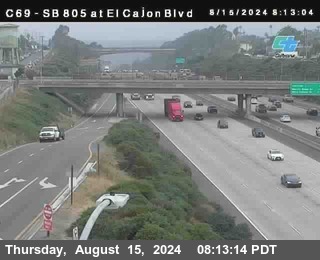 SB 805 at El Cajon Blvd (On Ramp)