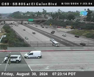 SB 805 at El Cajon Blvd (On Ramp)