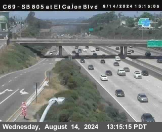 SB 805 at El Cajon Blvd (On Ramp)