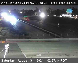 SB 805 at El Cajon Blvd (On Ramp)