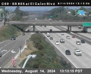 SB 805 at El Cajon Blvd (On Ramp)