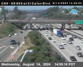 SB 805 at El Cajon Blvd (On Ramp)