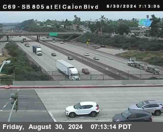 SB 805 at El Cajon Blvd (On Ramp)