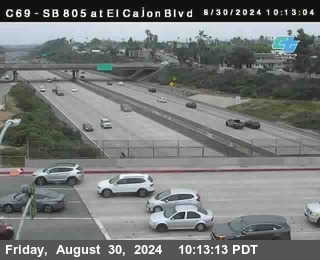 SB 805 at El Cajon Blvd (On Ramp)