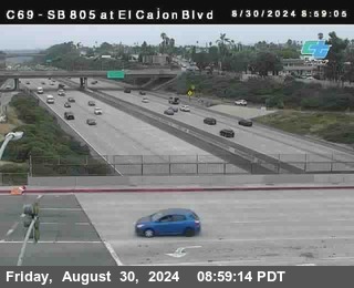 SB 805 at El Cajon Blvd (On Ramp)