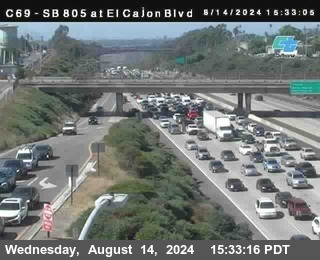 SB 805 at El Cajon Blvd (On Ramp)