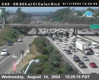 SB 805 at El Cajon Blvd (On Ramp)