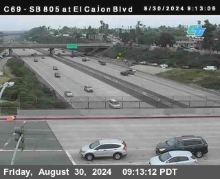 SB 805 at El Cajon Blvd (On Ramp)