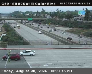 SB 805 at El Cajon Blvd (On Ramp)