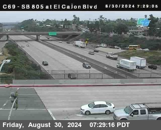 SB 805 at El Cajon Blvd (On Ramp)