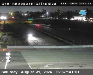 SB 805 at El Cajon Blvd (On Ramp)