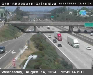 SB 805 at El Cajon Blvd (On Ramp)