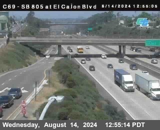 SB 805 at El Cajon Blvd (On Ramp)