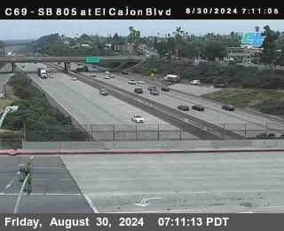 SB 805 at El Cajon Blvd (On Ramp)