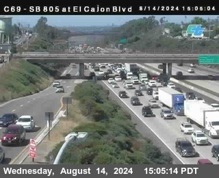 SB 805 at El Cajon Blvd (On Ramp)