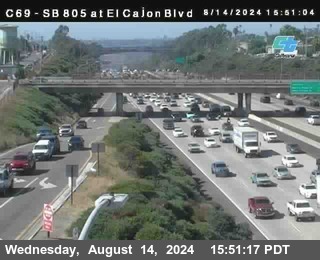 SB 805 at El Cajon Blvd (On Ramp)