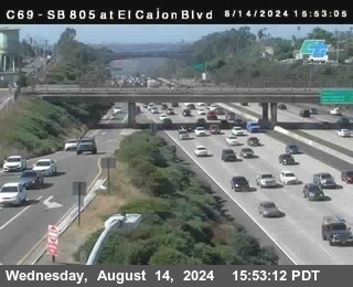 SB 805 at El Cajon Blvd (On Ramp)