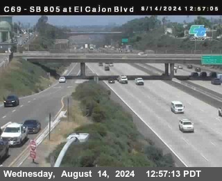 SB 805 at El Cajon Blvd (On Ramp)