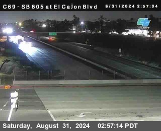 SB 805 at El Cajon Blvd (On Ramp)