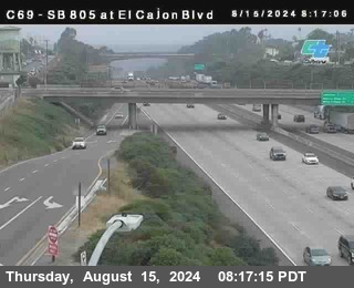 SB 805 at El Cajon Blvd (On Ramp)