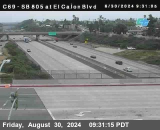 SB 805 at El Cajon Blvd (On Ramp)