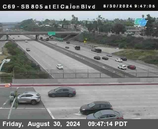 SB 805 at El Cajon Blvd (On Ramp)