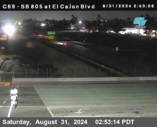 SB 805 at El Cajon Blvd (On Ramp)