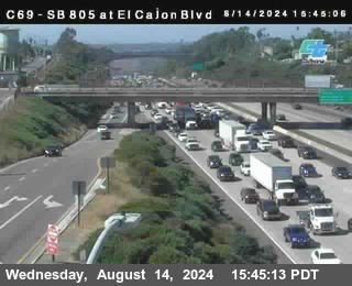 SB 805 at El Cajon Blvd (On Ramp)