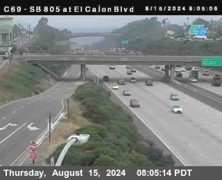 SB 805 at El Cajon Blvd (On Ramp)