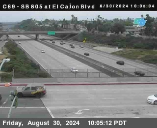 SB 805 at El Cajon Blvd (On Ramp)