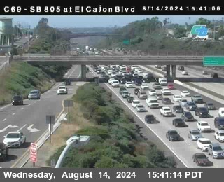 SB 805 at El Cajon Blvd (On Ramp)