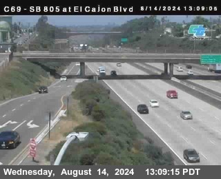 SB 805 at El Cajon Blvd (On Ramp)