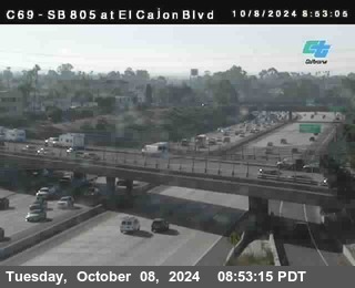 SB 805 at El Cajon Blvd (On Ramp)